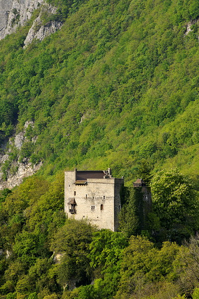 Arcine castle on the Vuache mountain