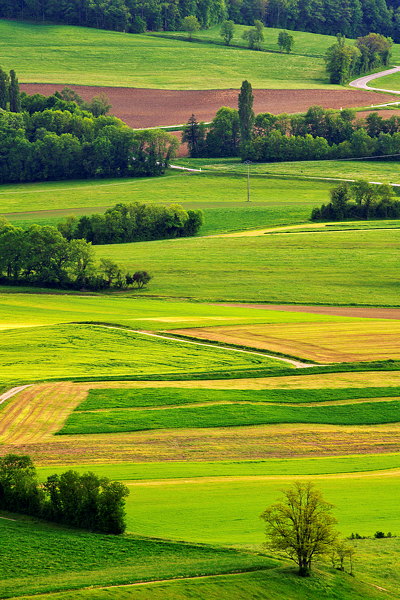 Rural landscape around Frangy - Haute Savoie