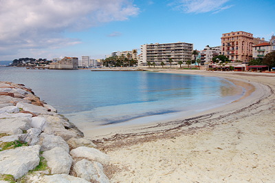Beach view in Toulon - Provence