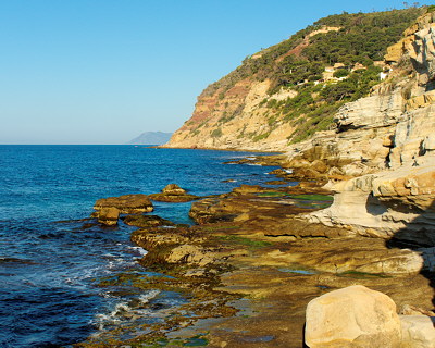mediterranean coast landscape