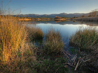 Provence lake HDR landscape