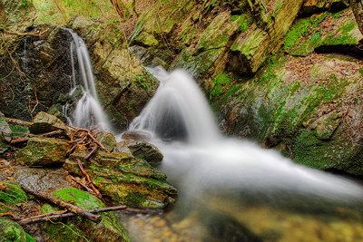 HDR waterfall photograph