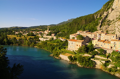 Provence landscape - La Baume - Alpes de Haute Provence