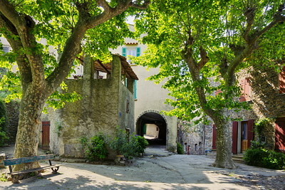 Place Rouget de l'Isle in Collobrières - Provence
