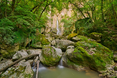 Barbennaz waterfall
